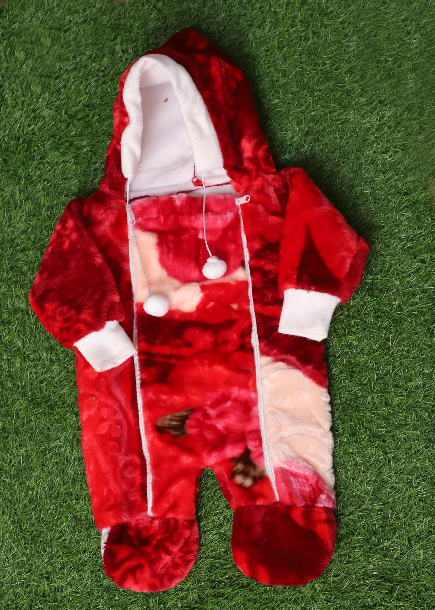 premium Velvet Baby Romper For New Born Baby (0-6 Months) || Oi R6167